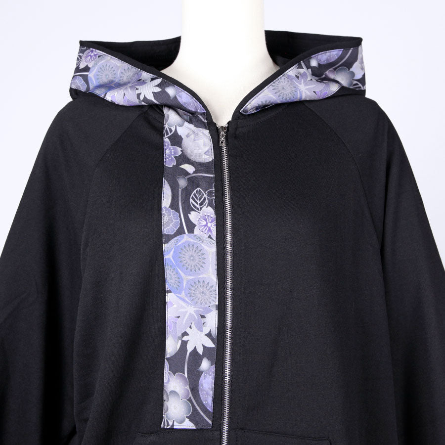 gouk Thin Cut and Sew Hoodie / BK-GY