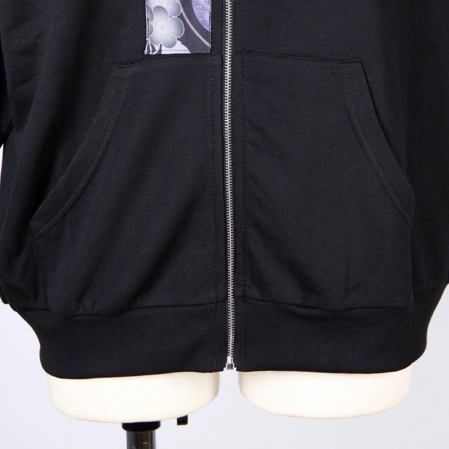 gouk Thin Cut and Sew Hoodie / BK-GY