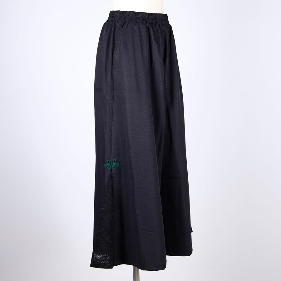 モリグチカ シノワズリパンツ BK-GRN
