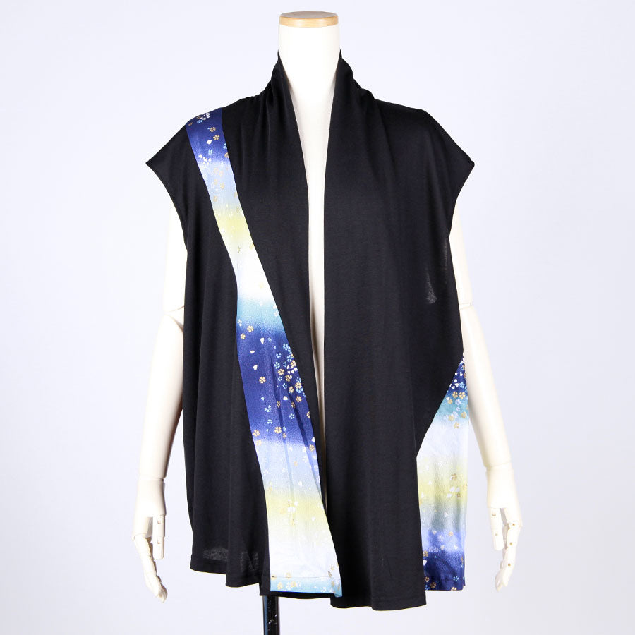 [One-of-a-kind item] TKg Gradient Japanese Pattern Drop Shoulder Vest