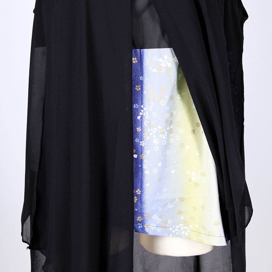 [One-of-a-kind item] TKg Gradient Japanese Pattern Flare Vest