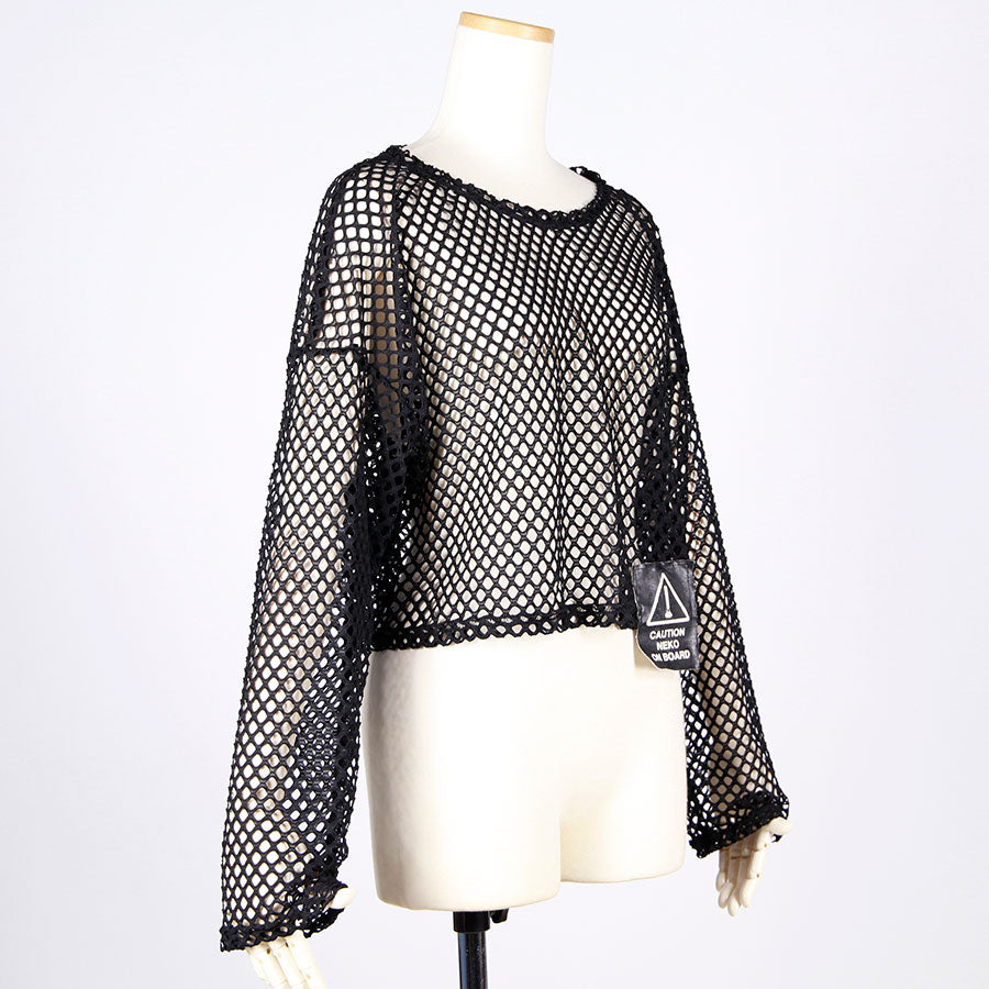MINT NeKO Mesh Tops / BK-PK