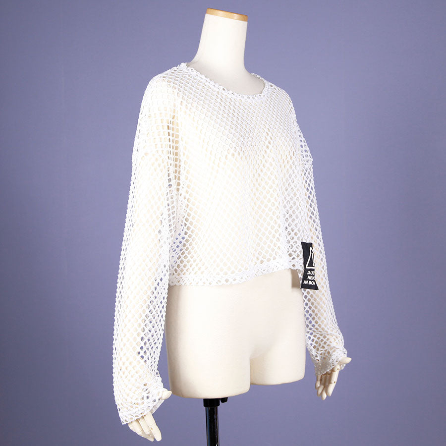 MINT NeKO Mesh Tops / WH-ORG