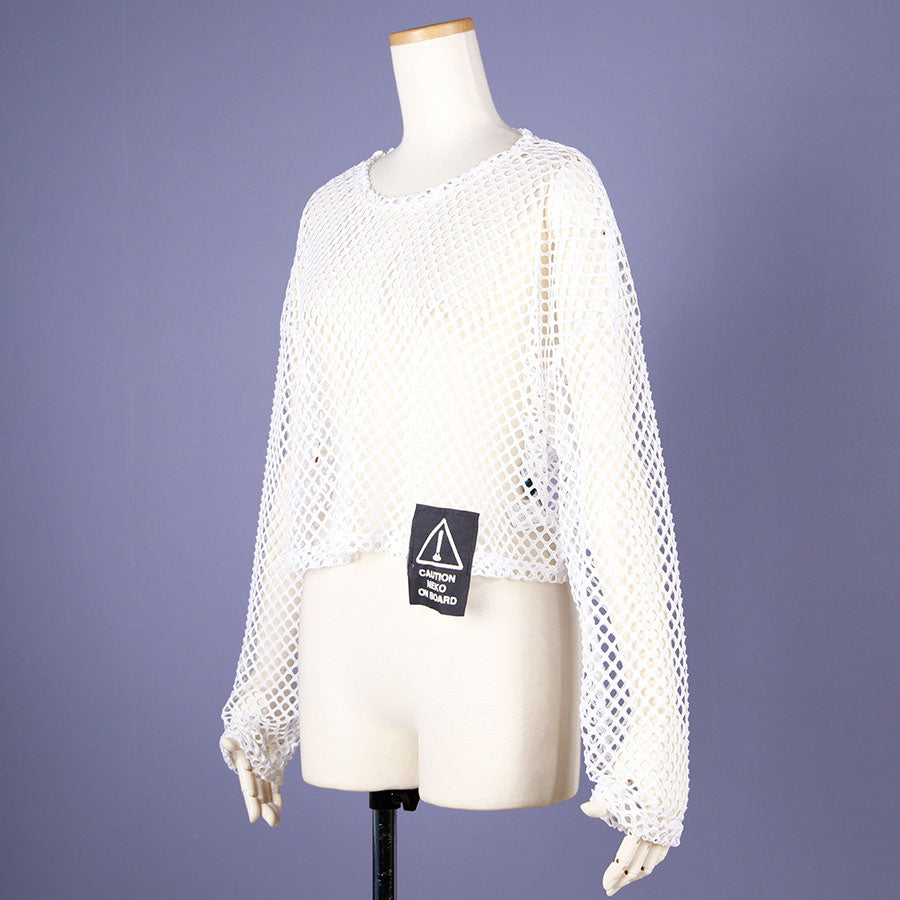 MINT NeKO Mesh Tops / WH-ORG