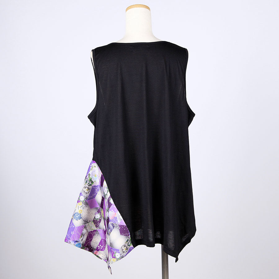 gouk Fluttering Tank top / PUR-BK