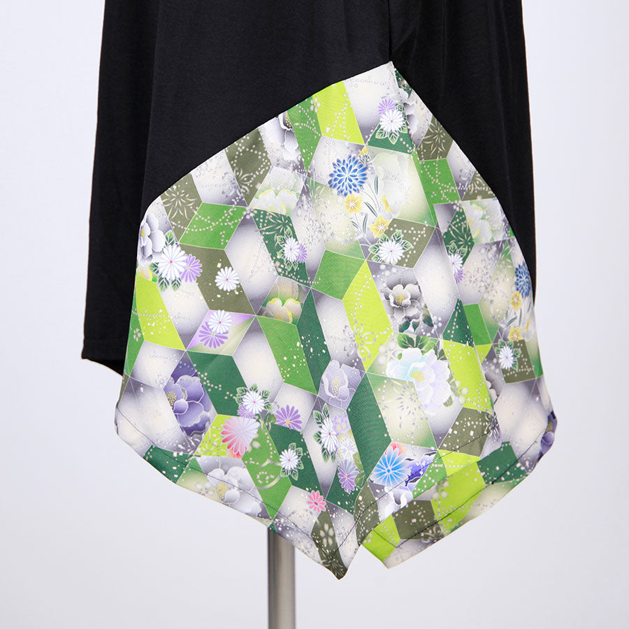 gouk Fluttering Tank top / GRN-BK