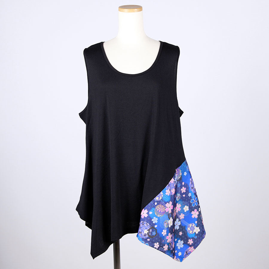 gouk Fluttering Tank top / BK-BL