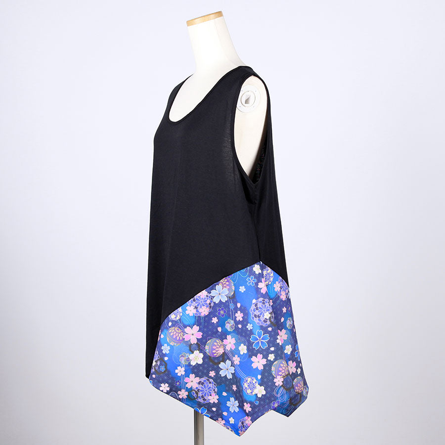 gouk Fluttering Tank top / BK-BL