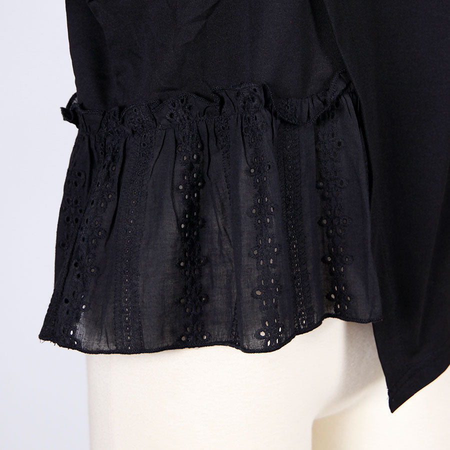 [One-of-a-kind item] TKg Vertical Stripes Japanese Pattern Diagonal Top