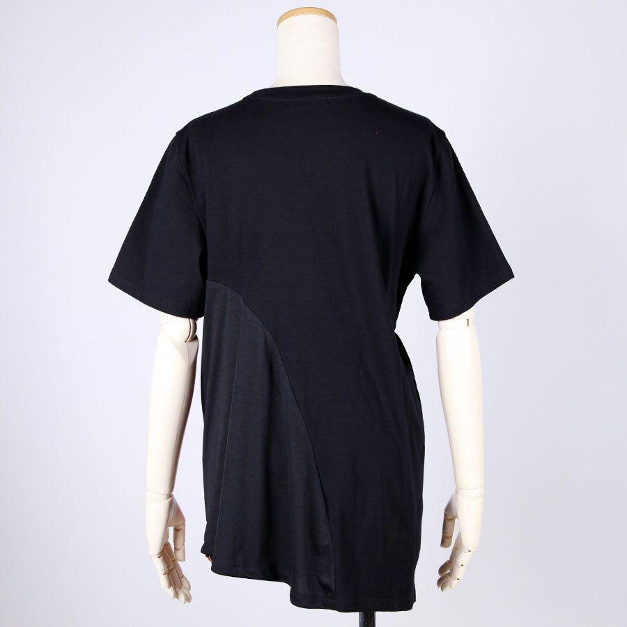[One-of-a-kind item] TKg Vertical Stripes Japanese pattern Slit Top