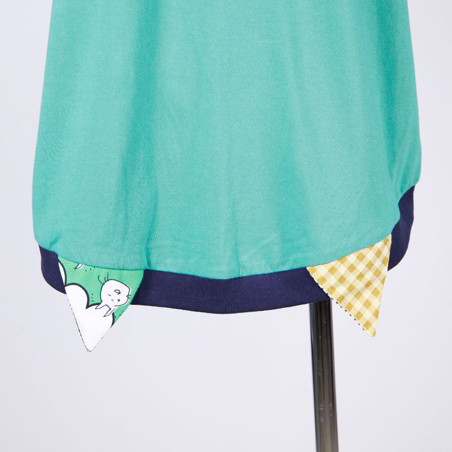 MINT NeKO ハンドプリントネコミミカットソー C
