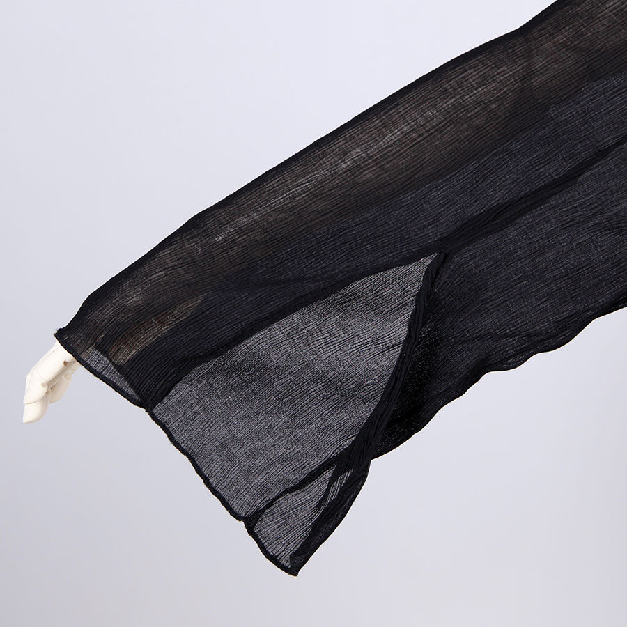 [One-of-a-kind item] TKg Vertical Stripes Japanese Pattern Crepe Haori