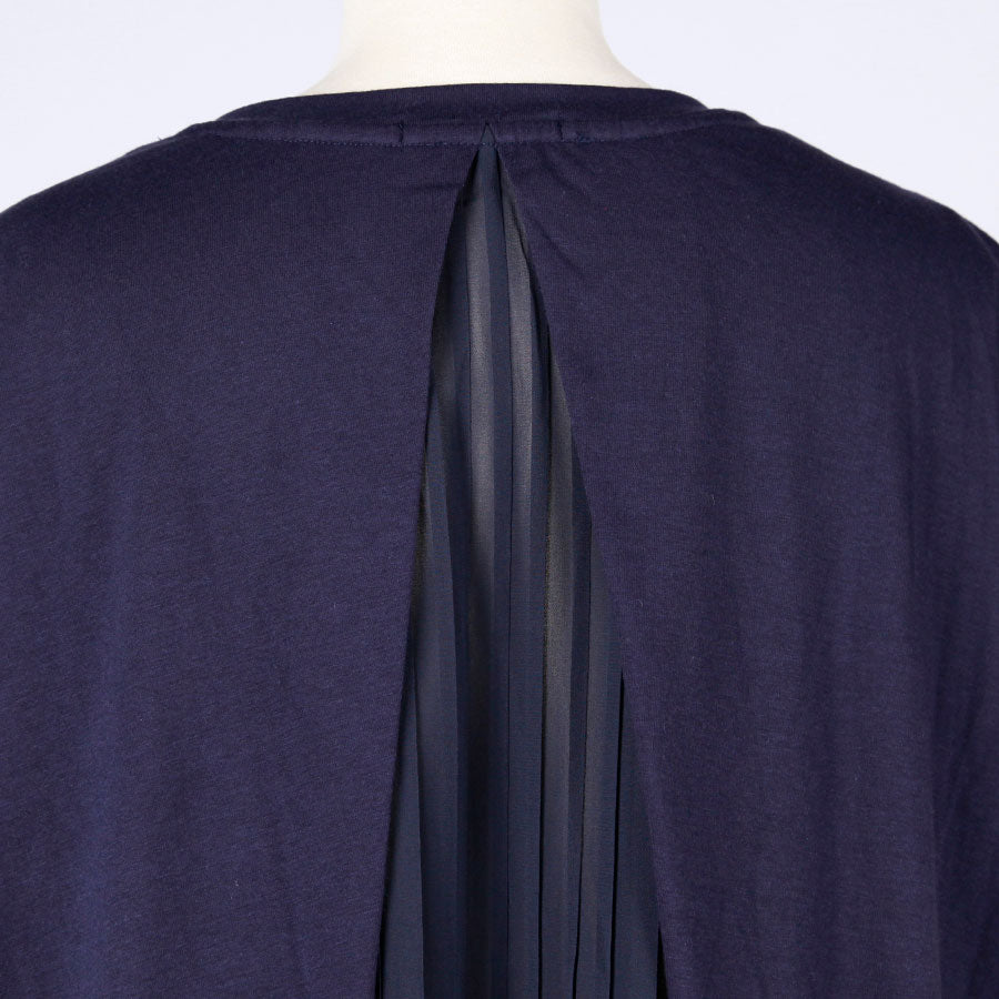 [One-of-a-kind item] TKg Vertical Striped Japanese Pattern French Sleeve Blouse