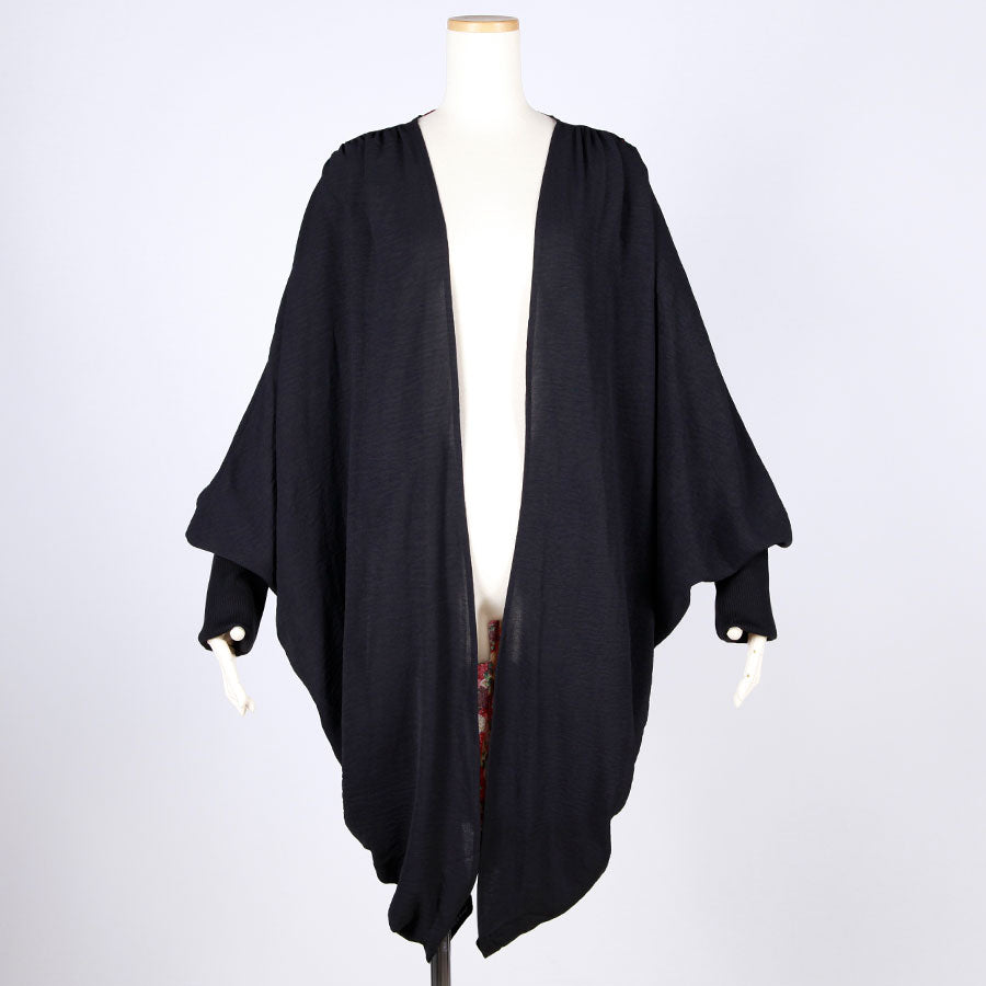 [One-of-a-kind item] TKg Autumn Flower Japanese Pattern Flying Squirrel Haori
