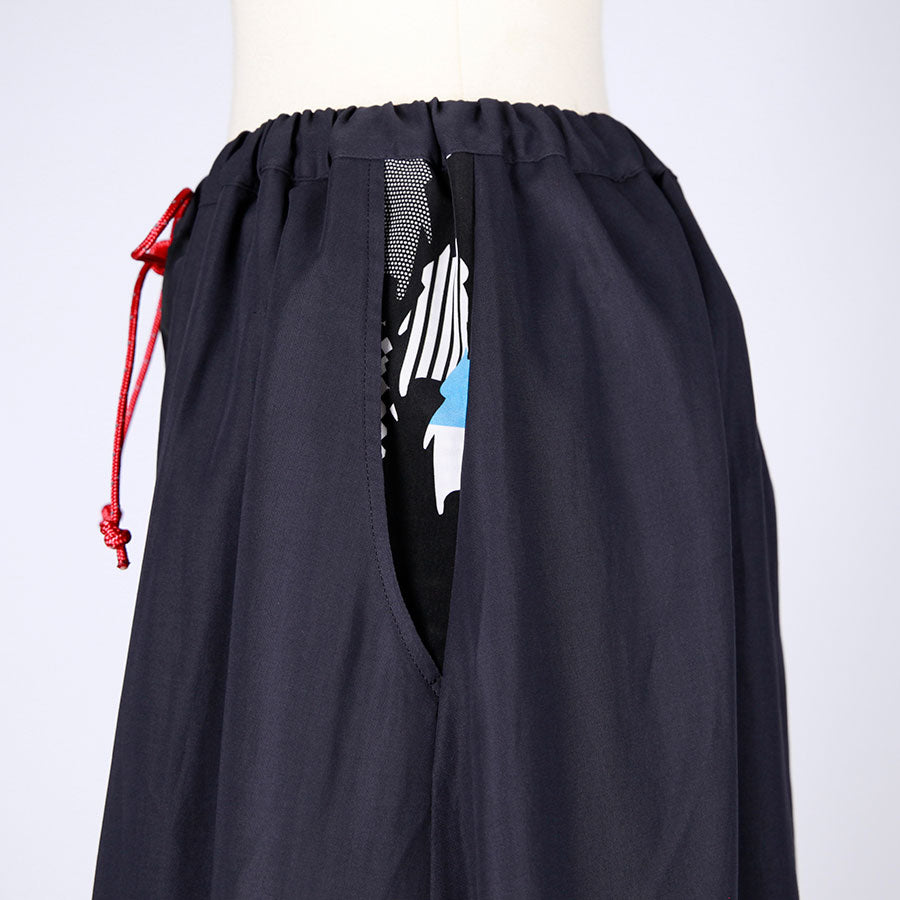 MINT NeKO レイヤードワイドパンツ A