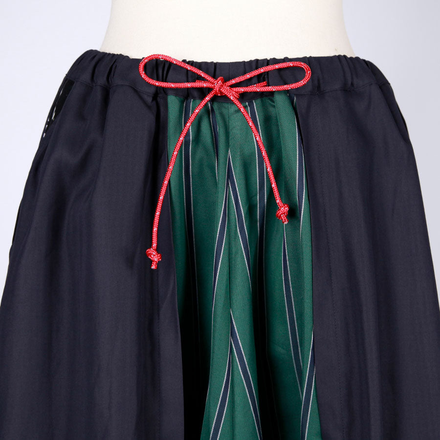 MINT NeKO レイヤードワイドパンツ D