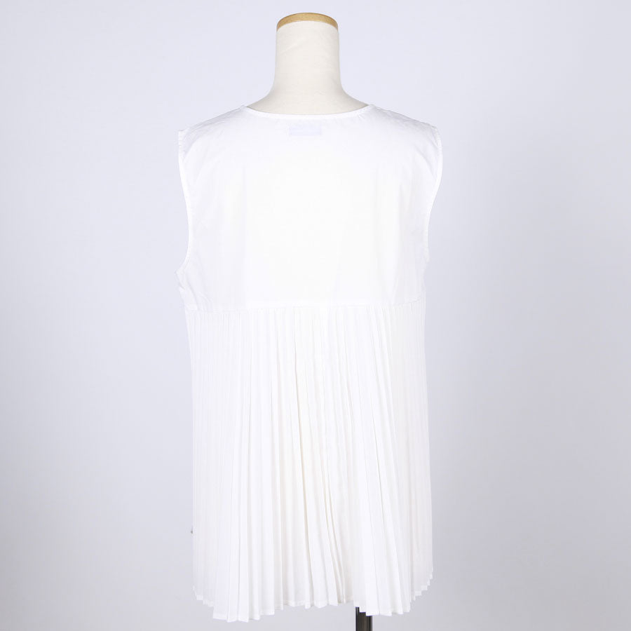 [One-of-a-kind item] TKg Autumn Flower Japanese Pattern Sleeveless Blouse