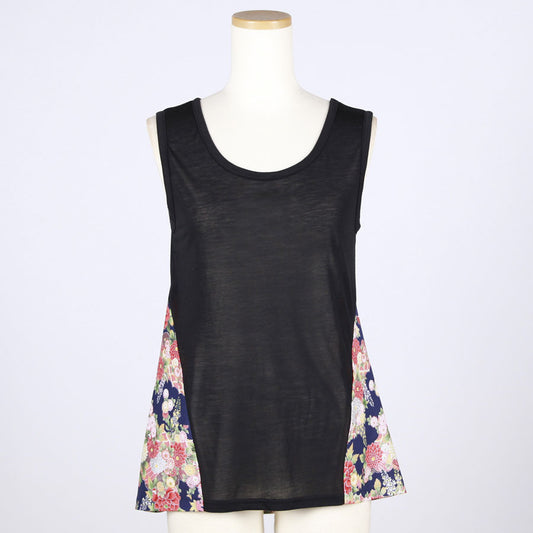 [One-of-a-kind item] TKg Autumn flower Japanese pattern Tank top