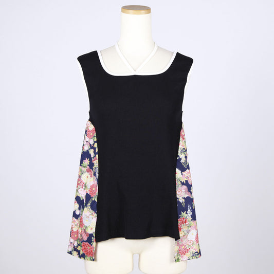 [One-of-a-kind item] TKg Autumn Flower Japanese Pattern Halter Neck Tank Top