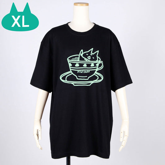 MINT NeKO ティーパーティーTシャツ・XL