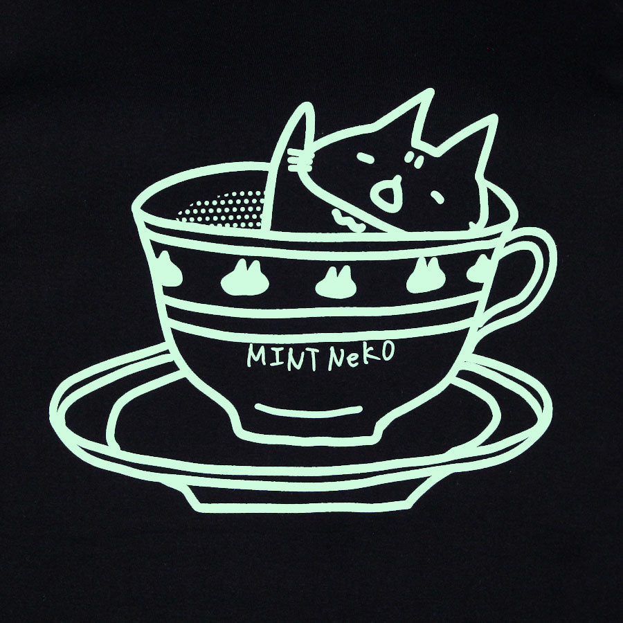 MINT NeKO Tea Party T-shirt・L