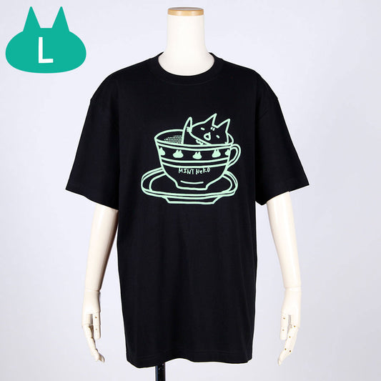 MINT NeKO ティーパーティーTシャツ・L