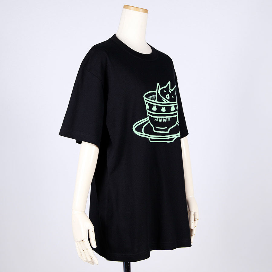 MINT NeKO Tea Party T-shirt・L