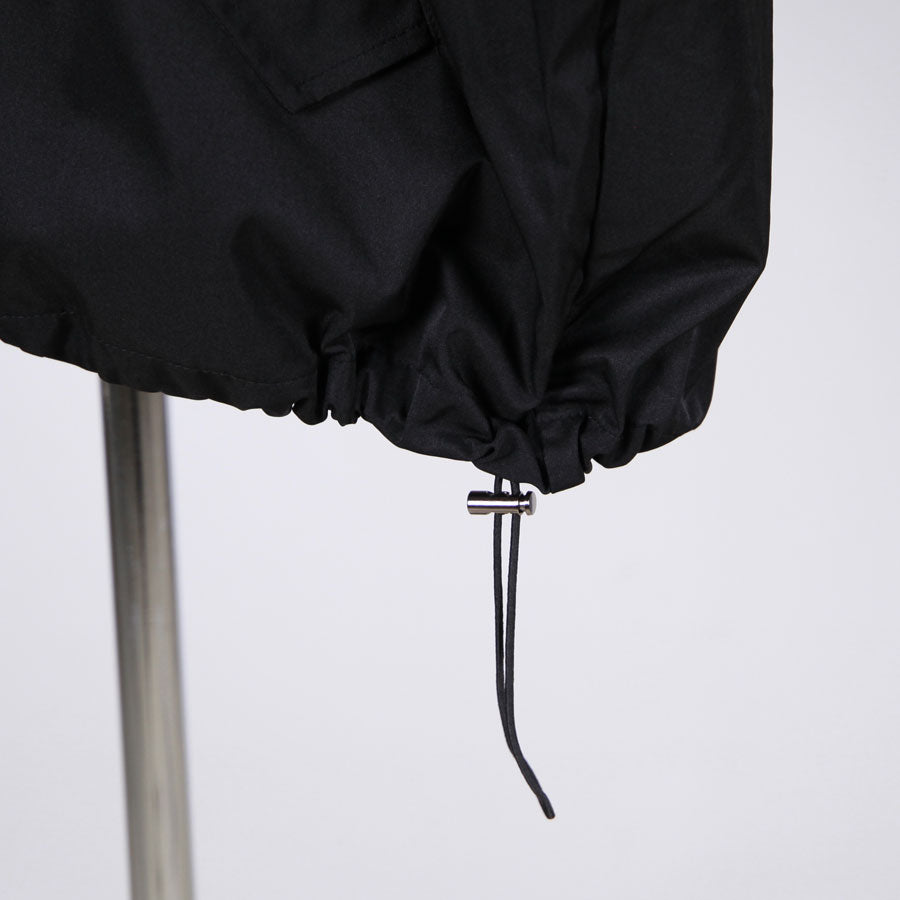 [One-of-a-kind item] TKg Origami Crane  in flowers Black Zipper Blouson