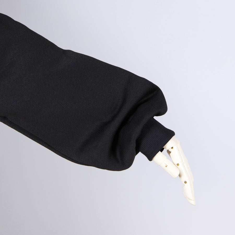 [One-of-a-kind item] TKg Origami Crane  in flowers Black Short Hoodie