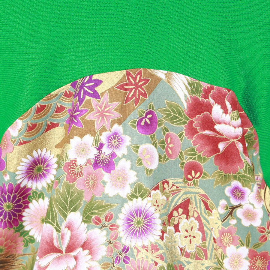 [One-of-a-kind item] TKg Crane in the Flower Lantern Sleeve Knit