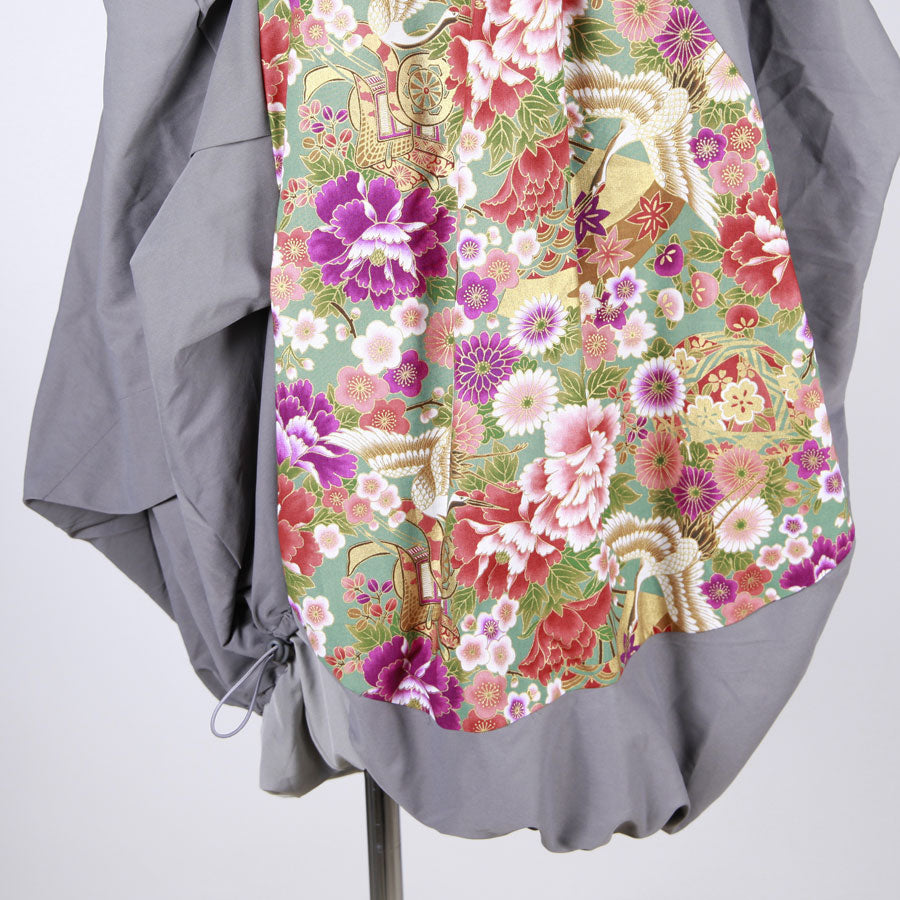 [One-of-a-kind item] TKg Crane in the Flower Fluffy Balloon Skirt