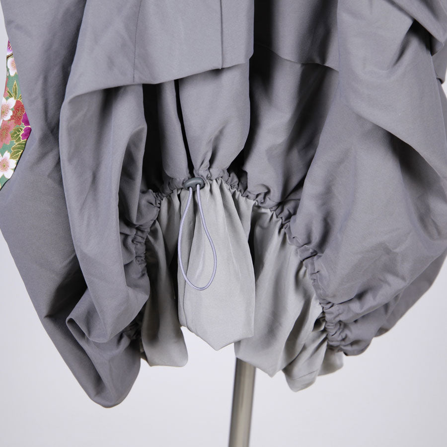 [One-of-a-kind item] TKg Crane in the Flower Fluffy Balloon Skirt