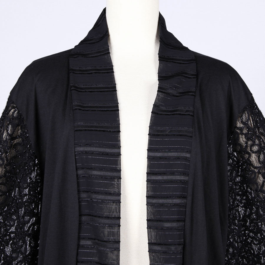 [One-of-a-kind item] TKg Crane in the Flower Lace Sleeve Haori