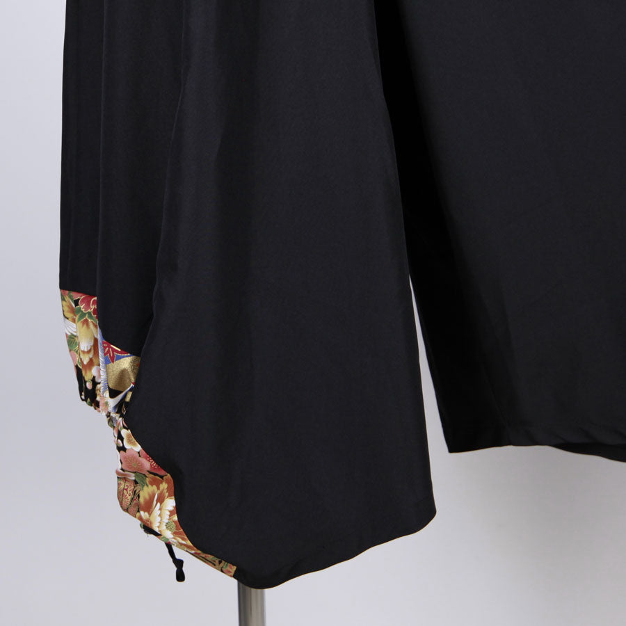 [One-of-a-kind item] TKg Crane in the Flower Crumpled Pants