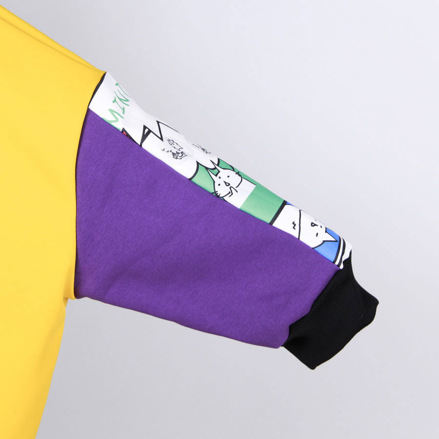 MINT NeKO パッチワークワイドパーカ C