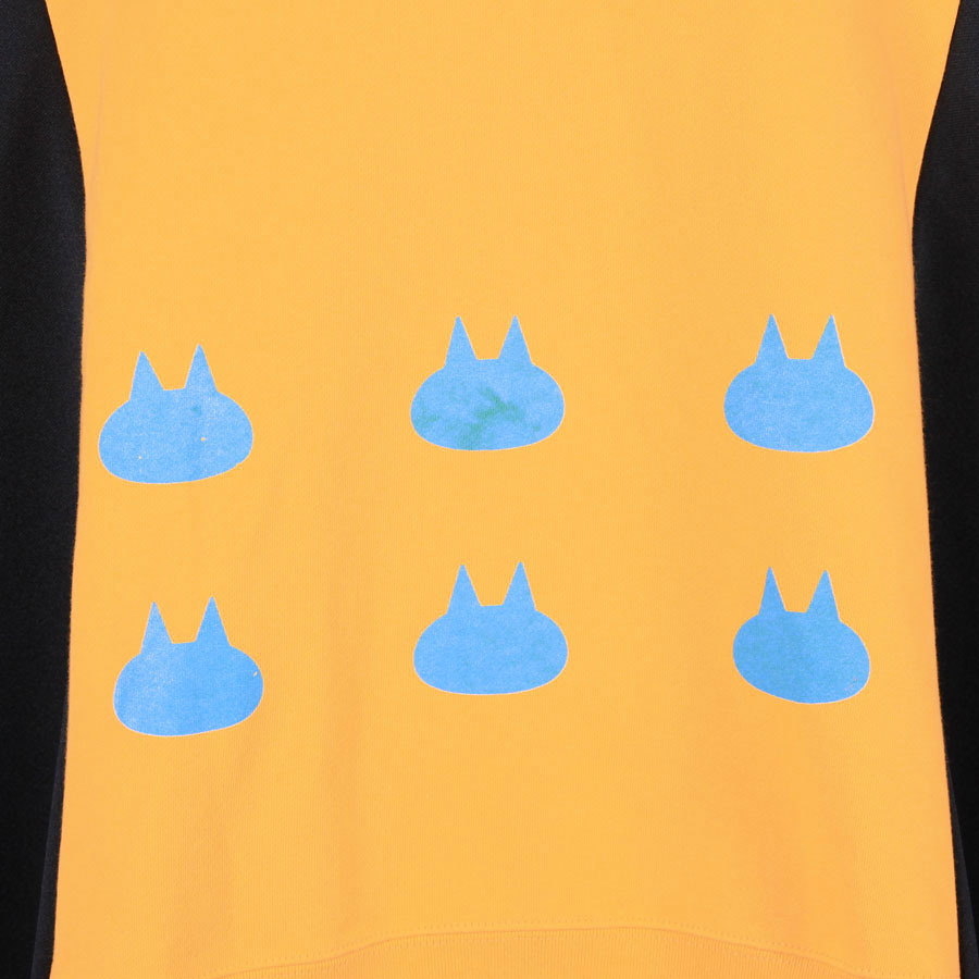 MINT NeKO パッチワークワイドパーカ D