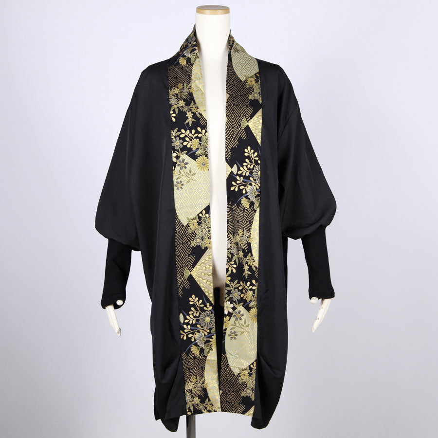 【一点物】TKg 暗闇扇子 忍者袖羽織り