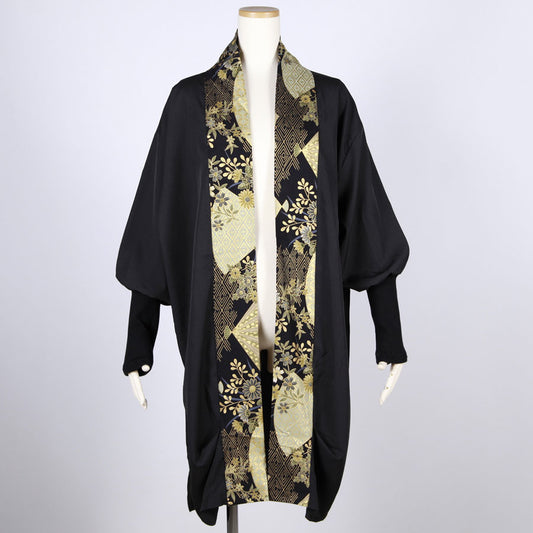 【一点物】TKg 暗闇扇子 忍者袖羽織り