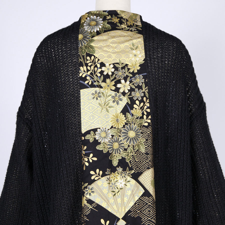 【一点物】TKg 暗闇扇子 ニットロングカーディガン