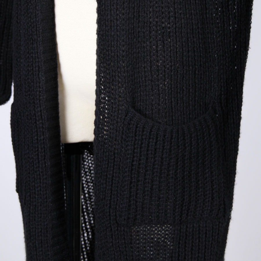 【一点物】TKg 暗闇扇子 ニットロングカーディガン