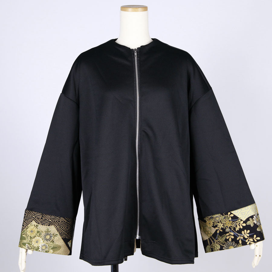 【一点物】TKg 暗闇扇子 丸首ジッパージャケット