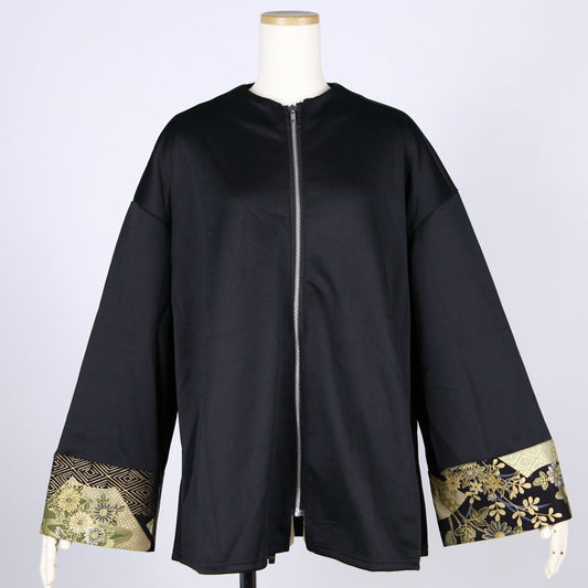 【一点物】TKg 暗闇扇子 丸首ジッパージャケット