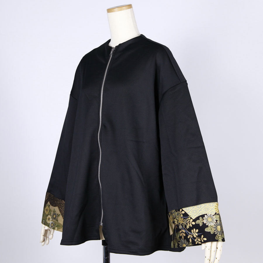 【一点物】TKg 暗闇扇子 丸首ジッパージャケット