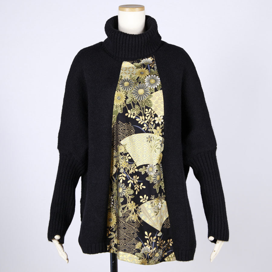 【一点物】TKg 暗闇扇子 タートルニット