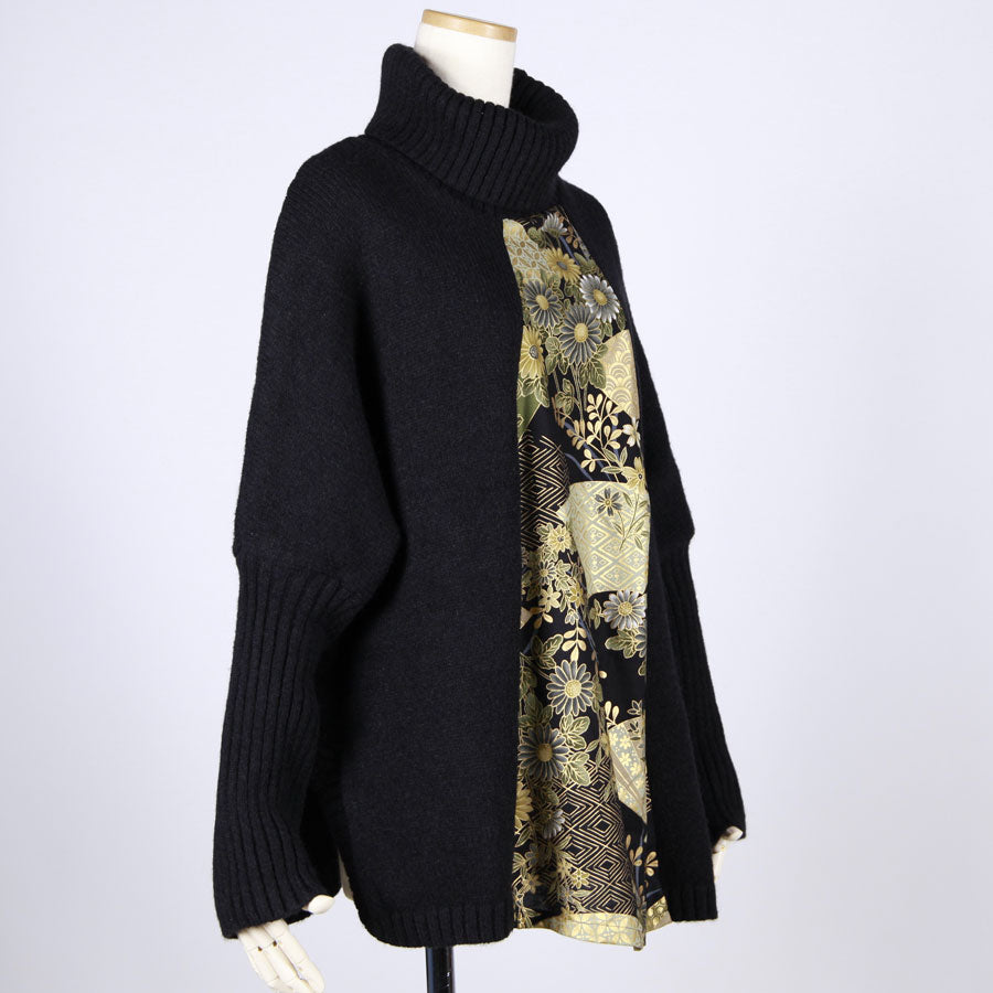 【一点物】TKg 暗闇扇子 タートルニット