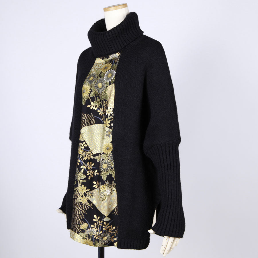 【一点物】TKg 暗闇扇子 タートルニット