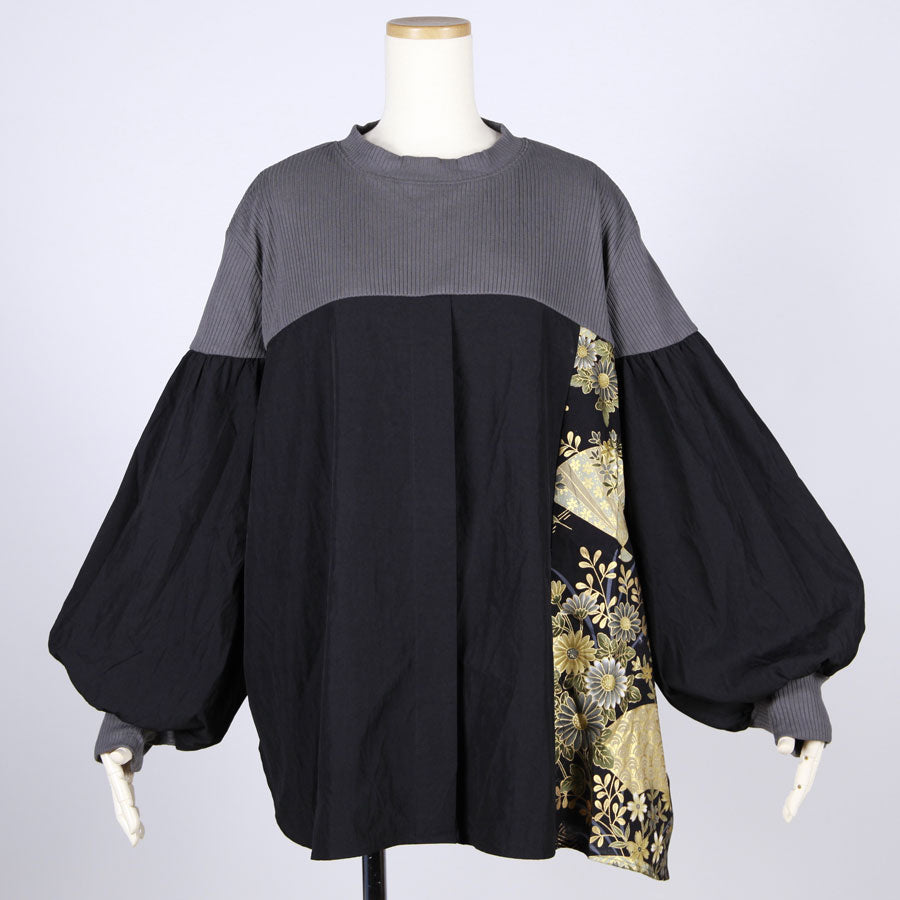 【一点物】TKg 暗闇扇子 シャツドッキングトップス