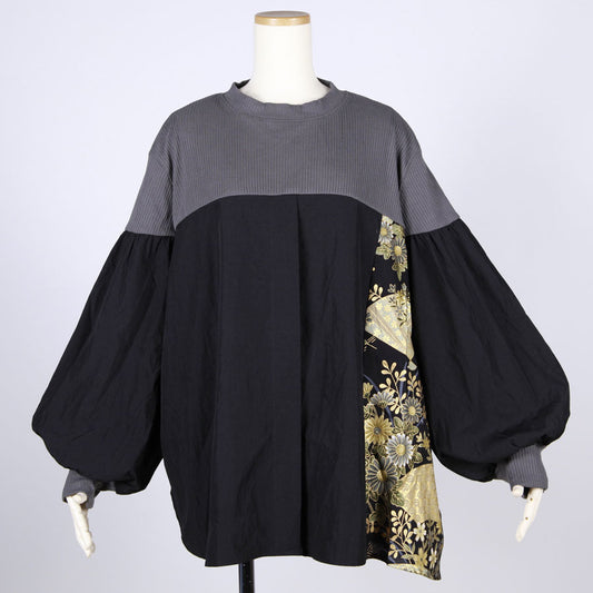 【一点物】TKg 暗闇扇子 シャツドッキングトップス