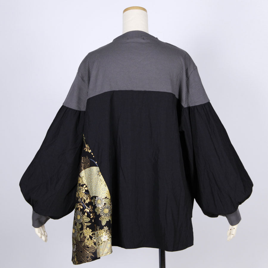 【一点物】TKg 暗闇扇子 シャツドッキングトップス