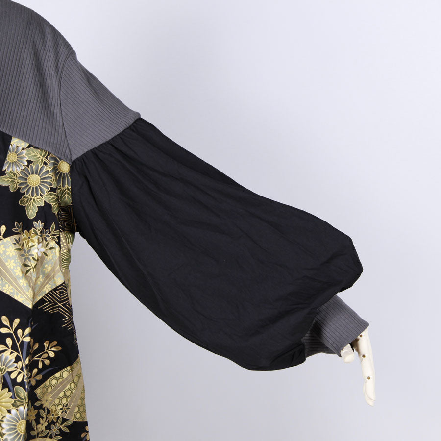 【一点物】TKg 暗闇扇子 シャツドッキングトップス